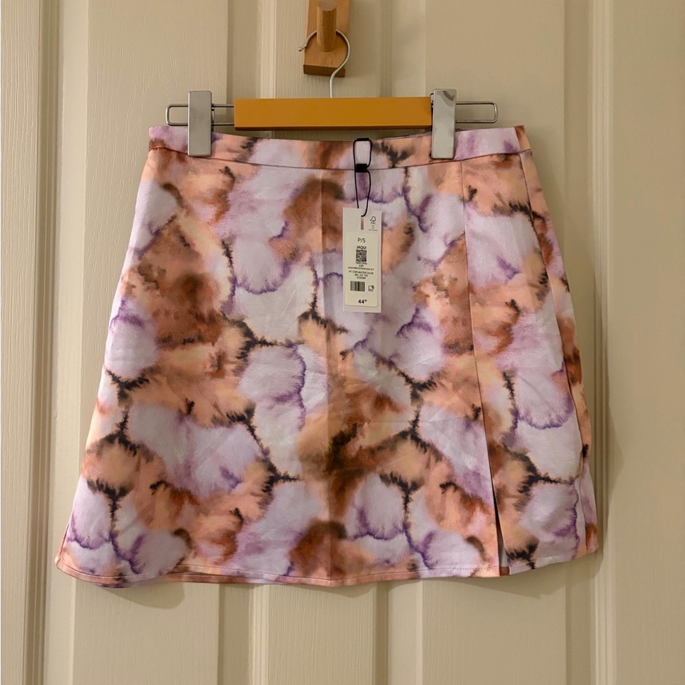 Dynamite Floral Pink and Purple Women's Skirt